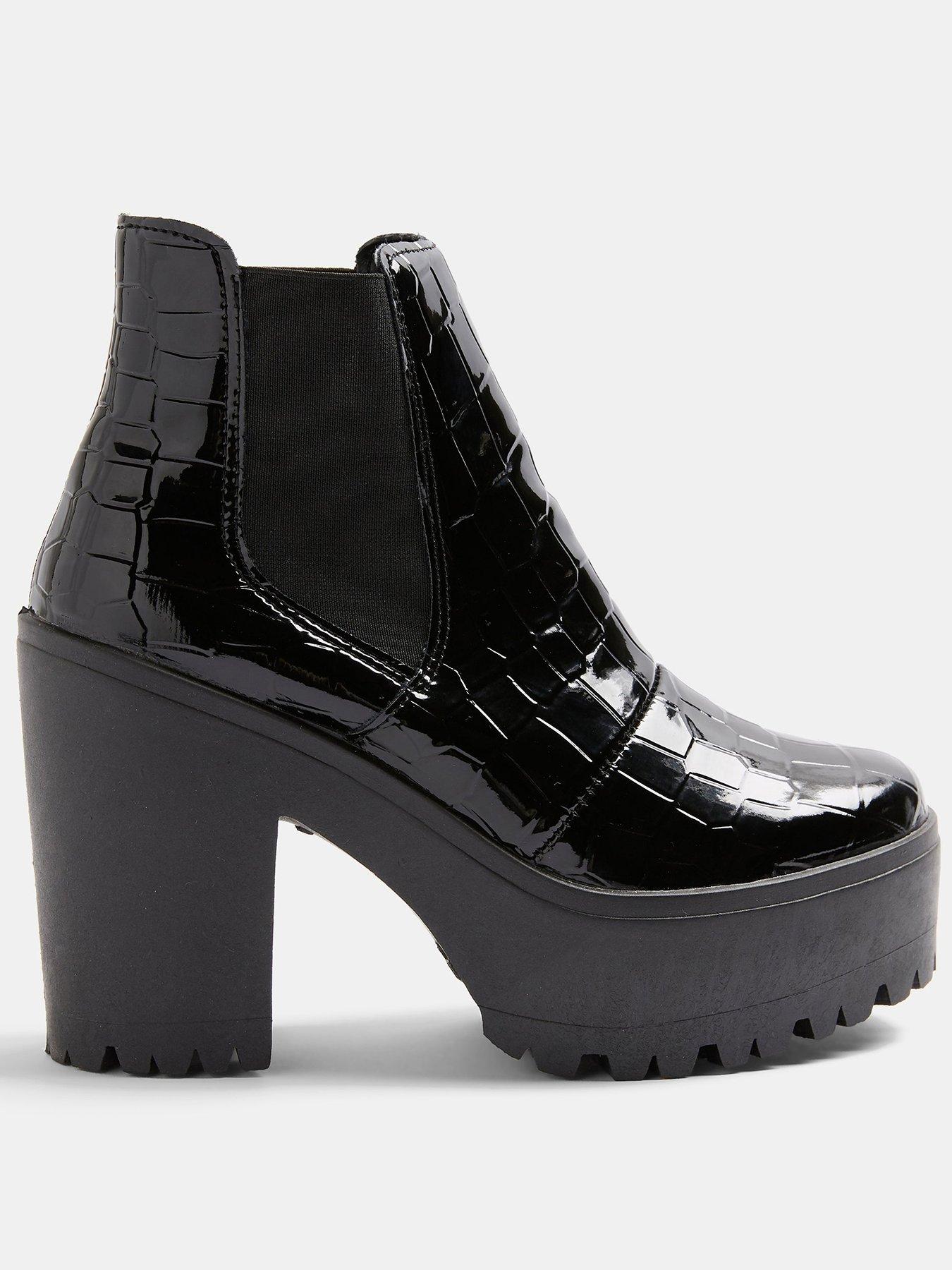 crocodile boots topshop