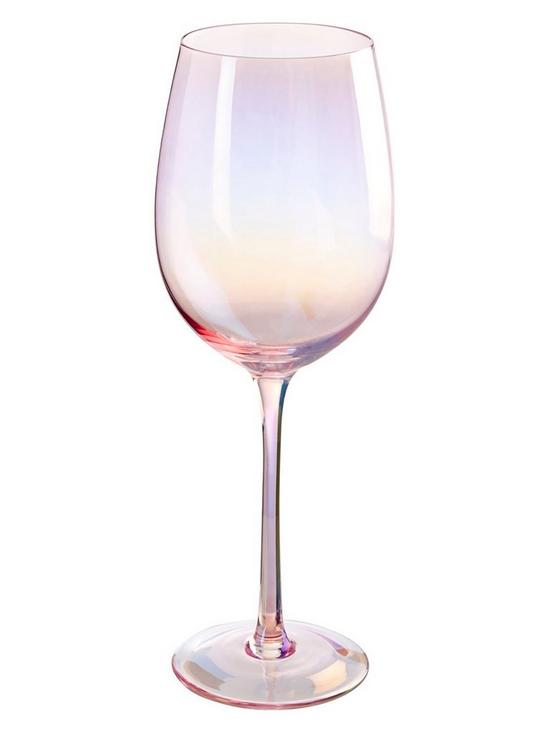 stillFront image of premier-housewares-frosted-deco-wine-glasses-ndash-set-of-4