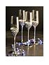  image of waterside-platinum-art-deco-champagne-flute-glasses-ndash-set-of-4