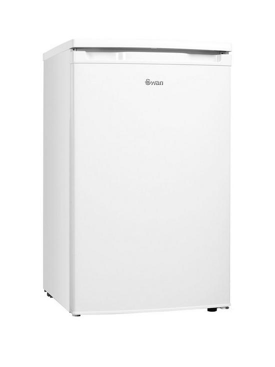 front image of swan-sr70171-50cmnbspwide-under-counter-freezer-white