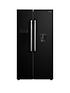  image of swan-swannbspsr70111b-90cm-american-style-double-door-frost-free-fridge-freezer-with-water-dispenser-black