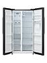  image of swan-swannbspsr70111b-90cm-american-style-double-door-frost-free-fridge-freezer-with-water-dispenser-black