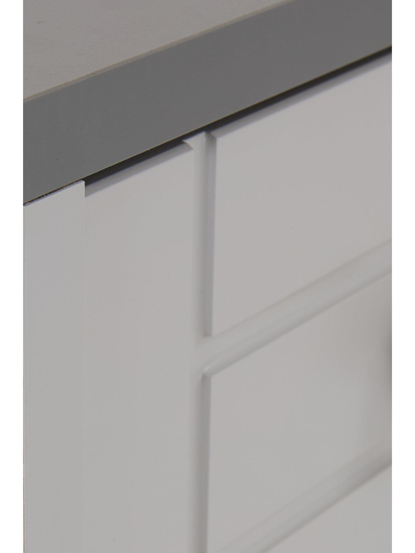 Image 5 of 5 of One Call Alderley Ready Assembled Corner TV Unit Up to 48 Inch - Grey