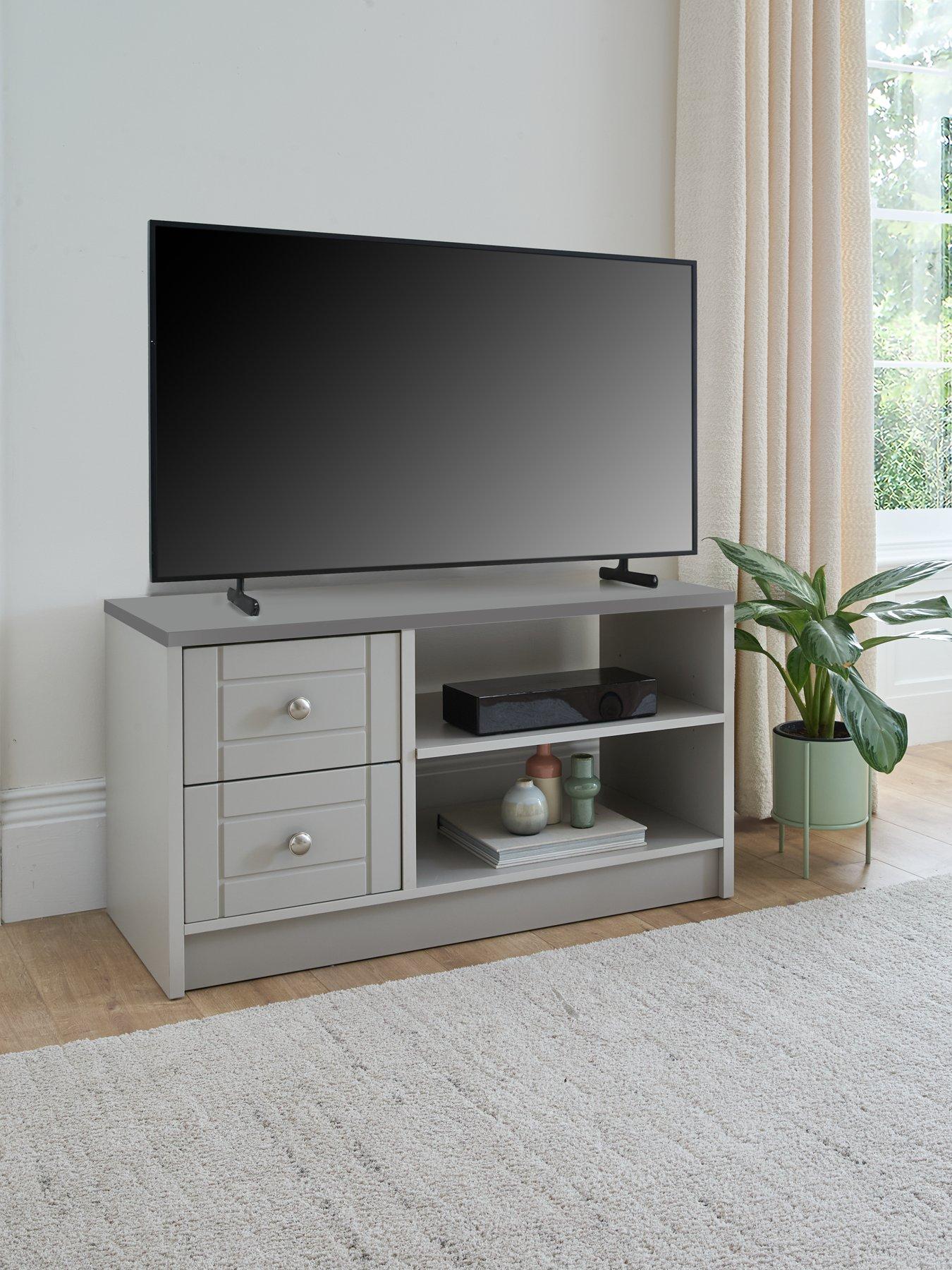 one-call-alderleynbspready-assembled-tv-unit-greynbsp--fits-up-to-50-inch-tv