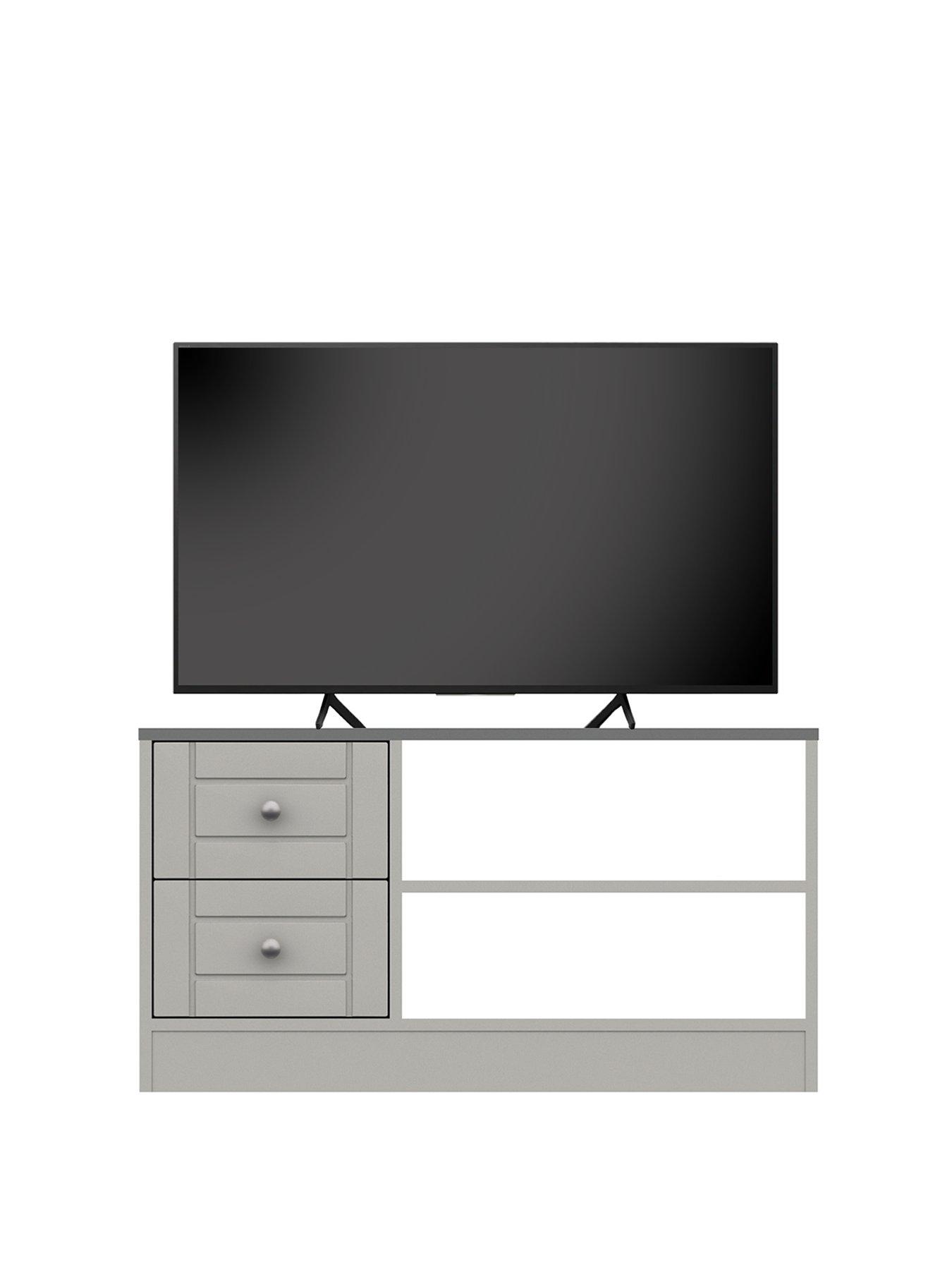  image of one-call-alderleynbspready-assembled-tv-unit-greynbsp--fits-up-to-50-inch-tv