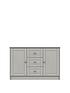  image of one-call-alderley-large-ready-assembled-sideboard-grey