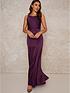  image of chi-chi-london-temple-bodycon-maxi-dress-berry