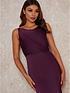  image of chi-chi-london-temple-bodycon-maxi-dress-berry