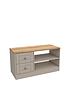  image of one-call-alderleynbspready-assembled-tv-unit--nbsprustic-oaktaupe-fits-up-to-50-inch-tv