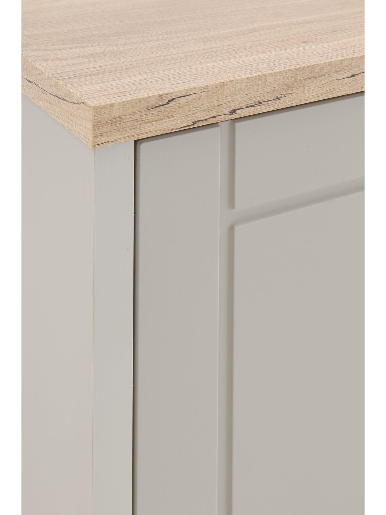 Image 5 of 5 of One Call Alderley&nbsp;Large Ready Assembled Sideboard - Rustic&nbsp;Oak/Taupe