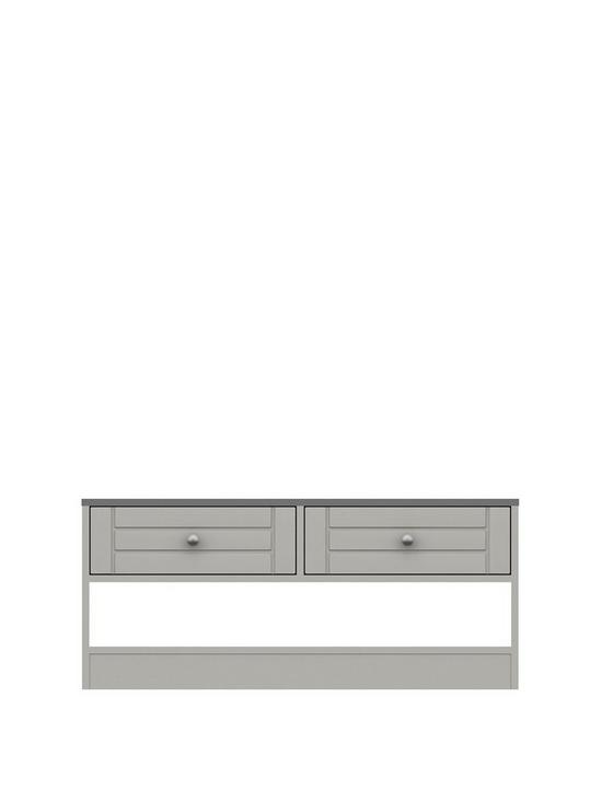 front image of one-call-alderley-ready-assembled-coffee-table-grey