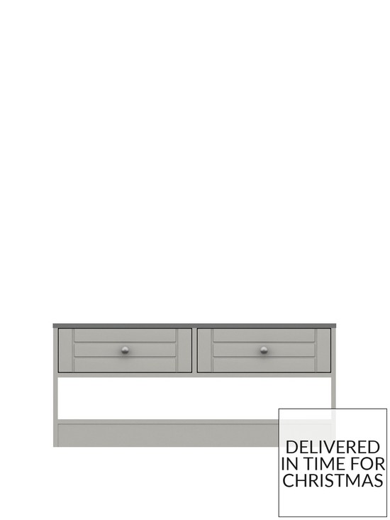 front image of one-call-alderley-ready-assembled-coffee-table-grey