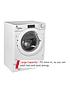  image of hoover-hbws-48d1e-8kg-load-integrated-washing-machine-with-1400-rpm-spin-white