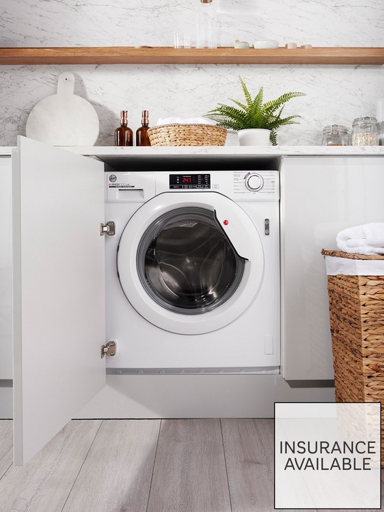 stillFront image of hoover-hbws-49d1e-9kg-integrated-washing-machine-with-1400-rpm-spin-white