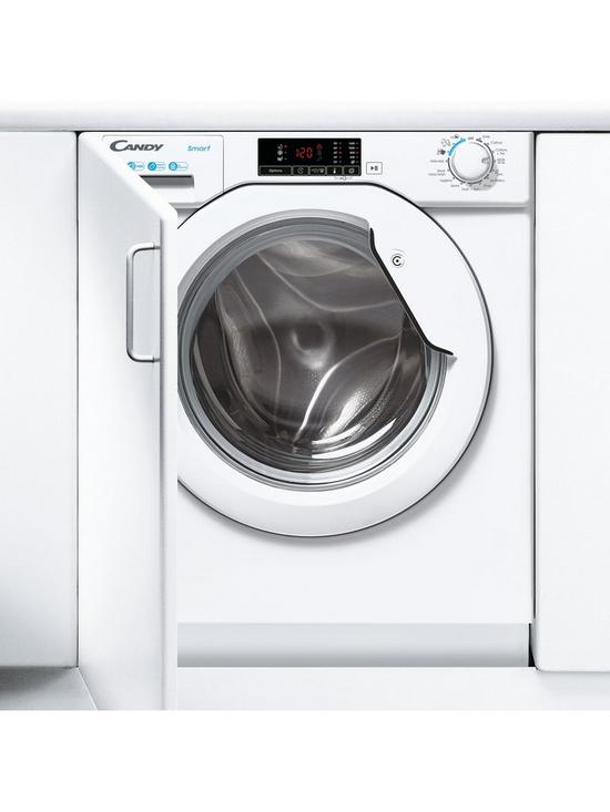 stillFront image of candy-cbw-48d1e-8kg-load-integrated-washing-machine-with-1400-rpm-spin-white