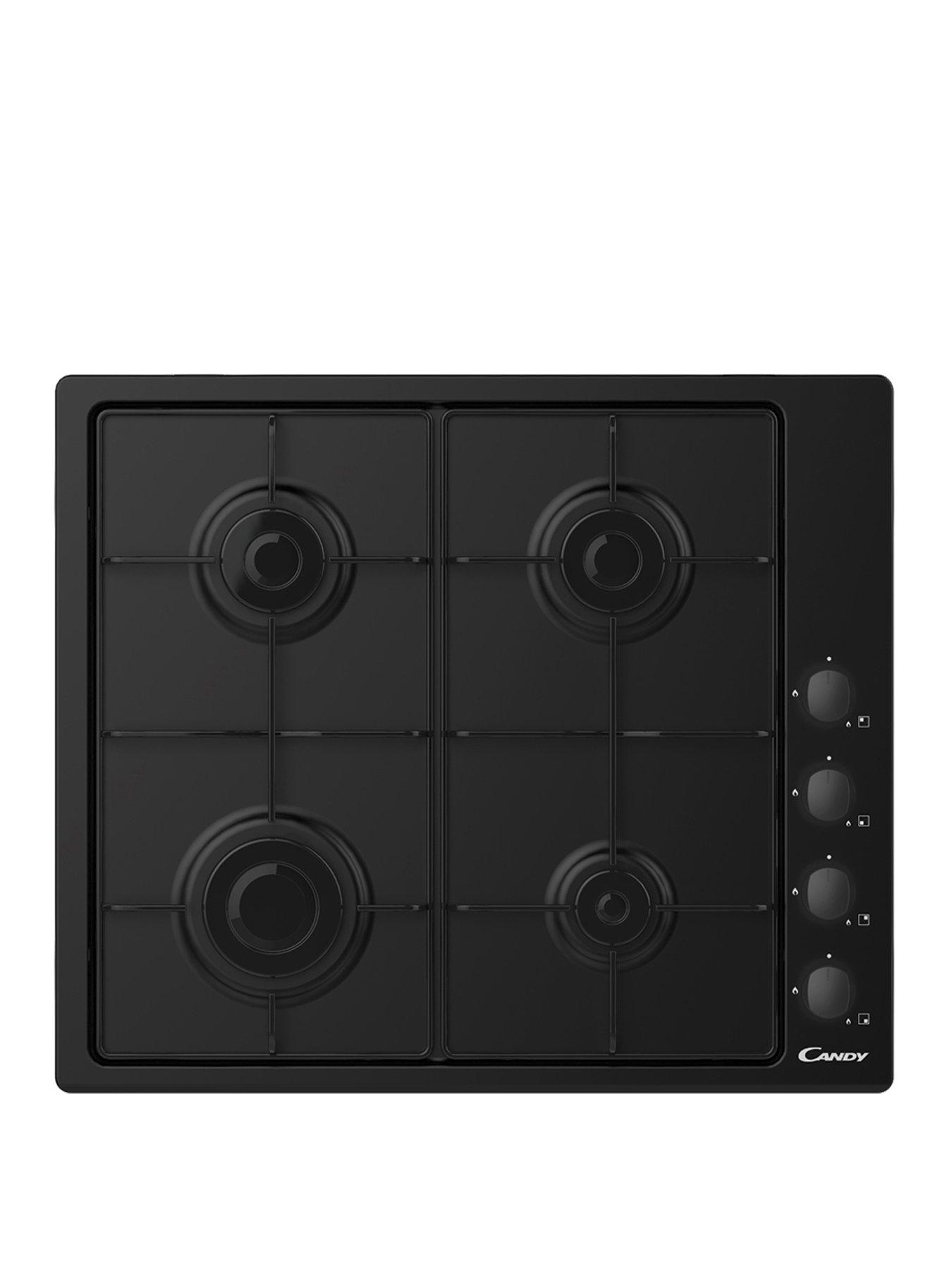 Image 1 of 7 of Candy CHW6LBB 60cm Gas Hob - Black
