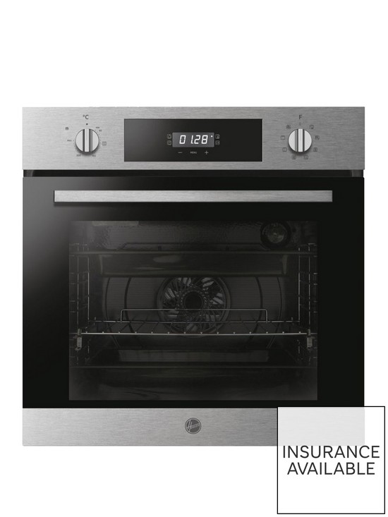 front image of hoover-h-ovennbsphoc3bf3058in-60cm-hydro-easy-clean-oven--nbspblack