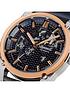  image of ingersoll-the-carroll-silver-and-rose-gold-detail-skeleton-automatic-dial-black-leather-strap-watch