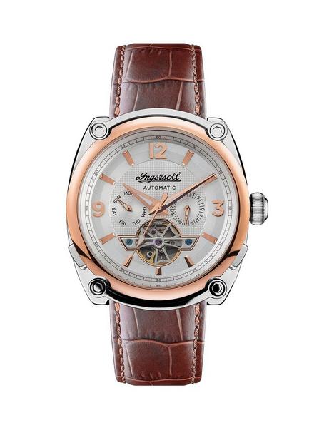 ingersoll-the-michigan-silver-and-gold-detail-automatic-dial-brown-leather-strap-watch