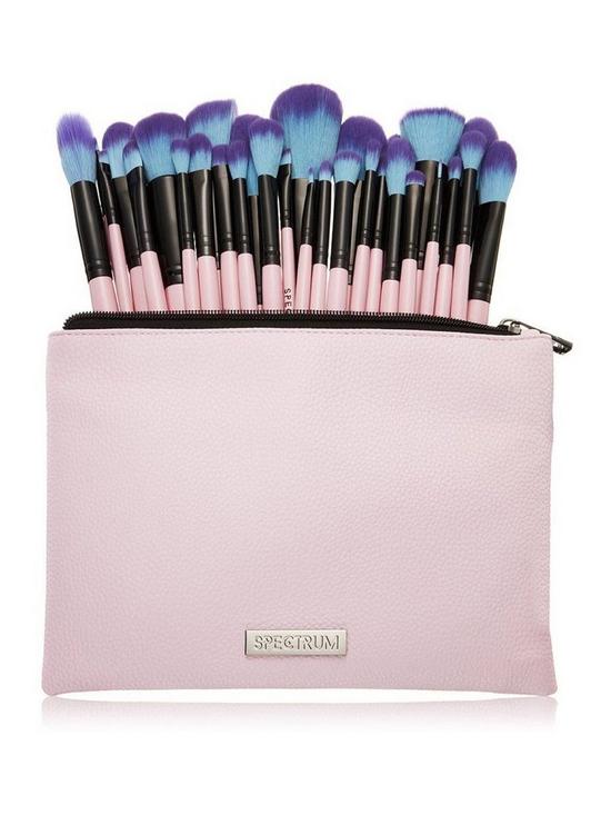 front image of spectrum-millennial-30-piece-brush-set-with-pouch-502-grams