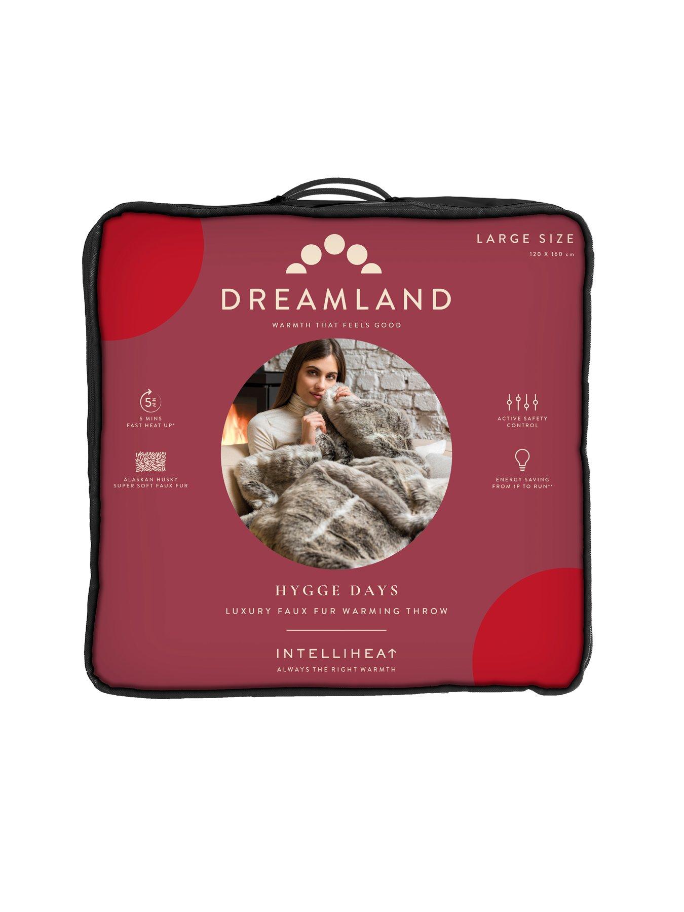  image of dreamland-hygge-days-luxury-faux-fur-warming-throw-natural