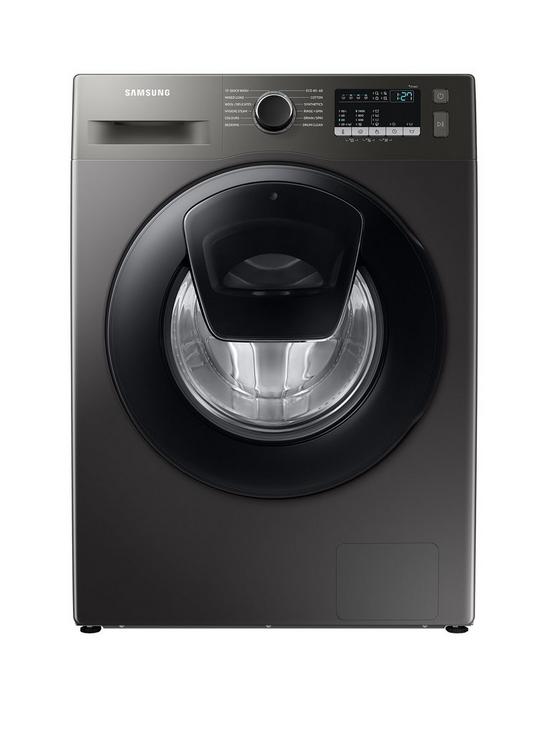 front image of samsung-series-4-ww90t4540axeu-ecobubbletrade-washing-machine-9kg-load-1400rpm-spin-d-rated-graphite