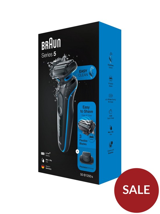stillFront image of braun-series-5-50-b1200s-electric-shaver-for-men-with-precision-trimmer