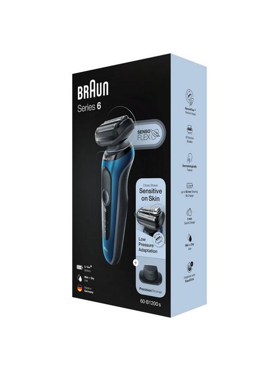 stillFront image of braun-series-6-60-b1200s-electric-shaver-for-men-with-precision-trimmer