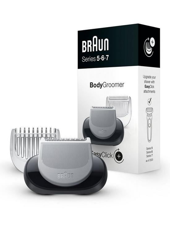 stillFront image of braun-easyclick-body-groomer-attachment-for-series-5-6-and-7-electric-shaver-new-generation