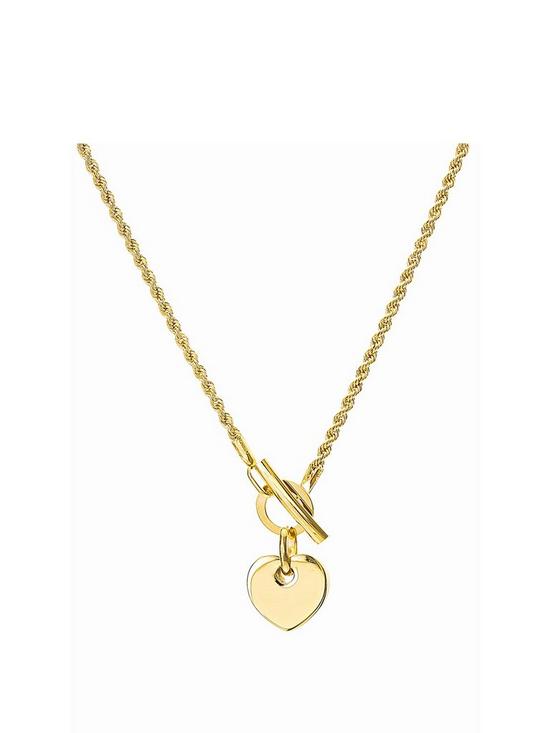 front image of love-gold-9ct-yellow-gold-rope-chain-t-bar-heart-necklace