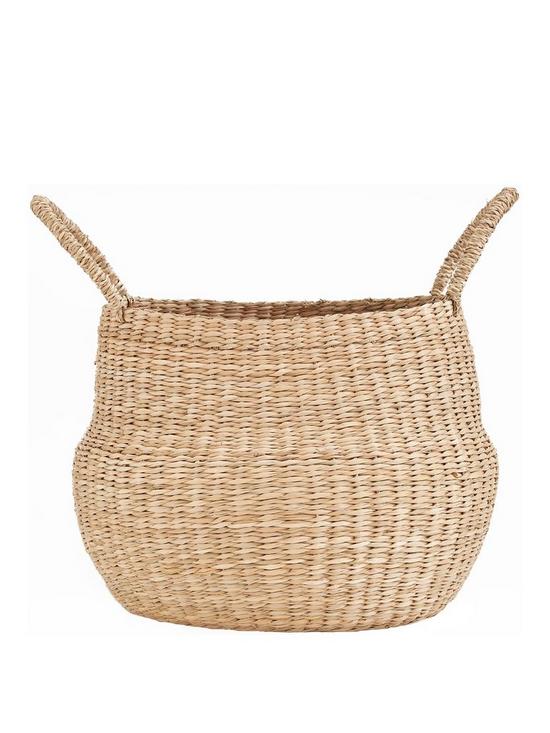 front image of seagrass-basket