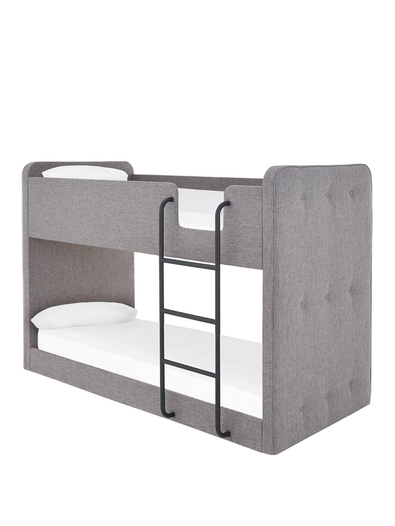 Very Home Charlie Fabric Bunk Bed with Mattress Options (Buy and SAVE