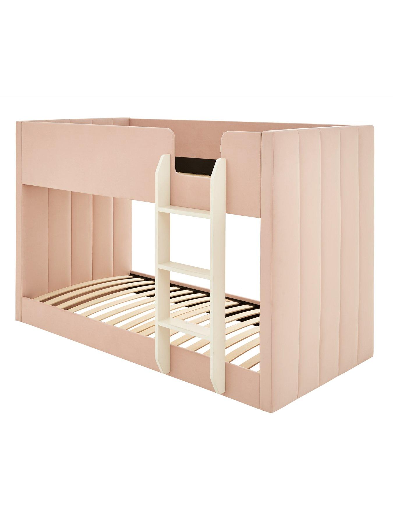 Pink fabric deals bunk bed