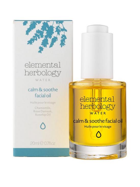 front image of elemental-herbology-calm-soothe-facial-oil-20ml