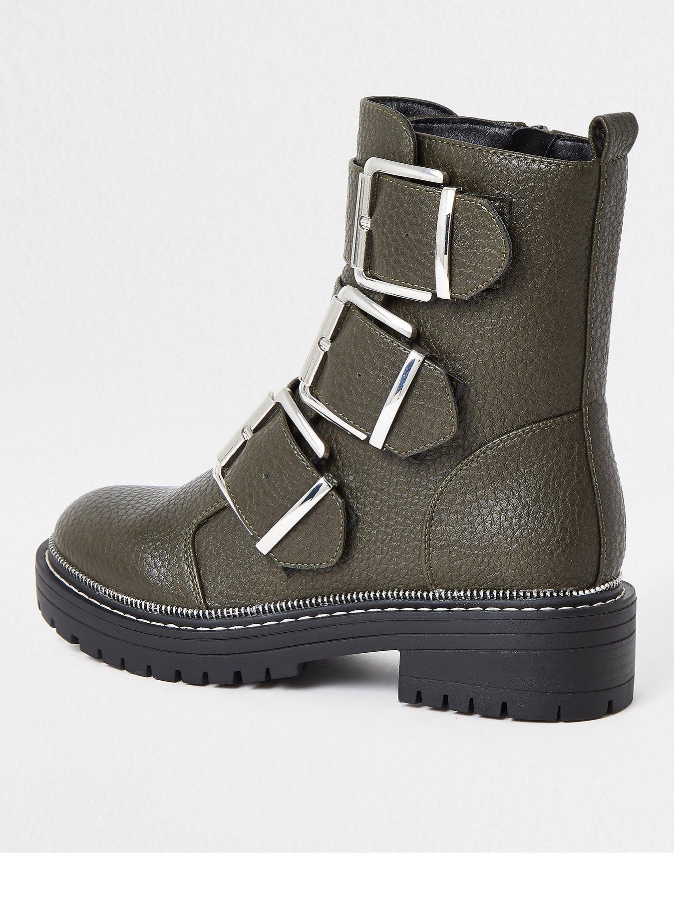 river island buckle boots