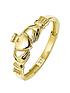  image of love-gold-9ct-yellow-gold-claddagh-ring