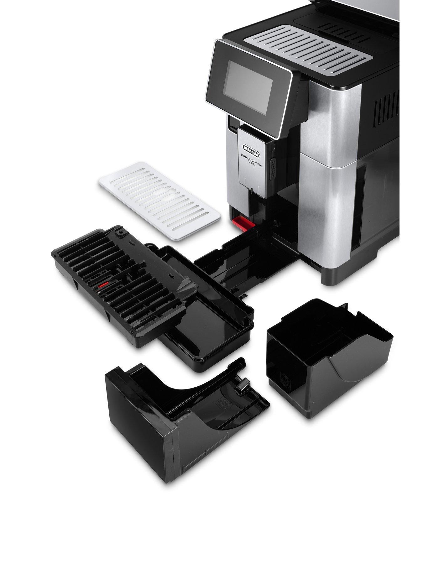  image of delonghi-primadonna-soul-automatic-bean-to-cup-coffee-machine-with-auto-milknbspecam61075mb