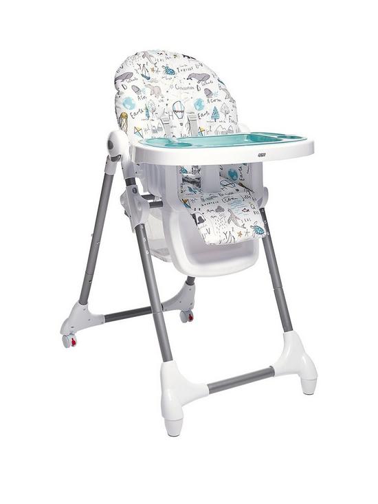 front image of mamas-papas-snax-highchair-happy-planet