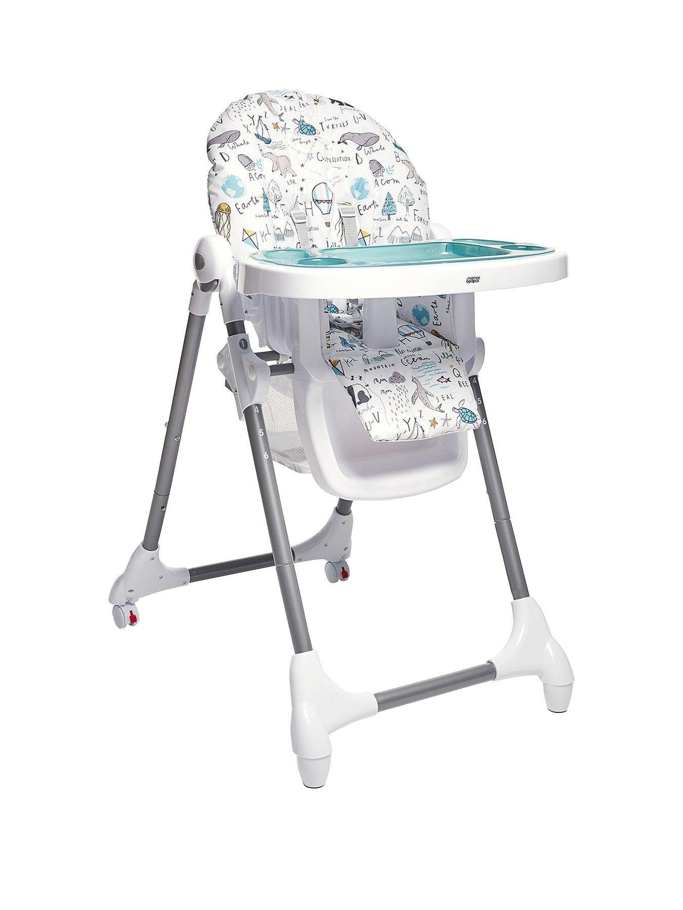 Image 1 of 4 of Mamas & Papas Snax Highchair - Happy Planet - Multi