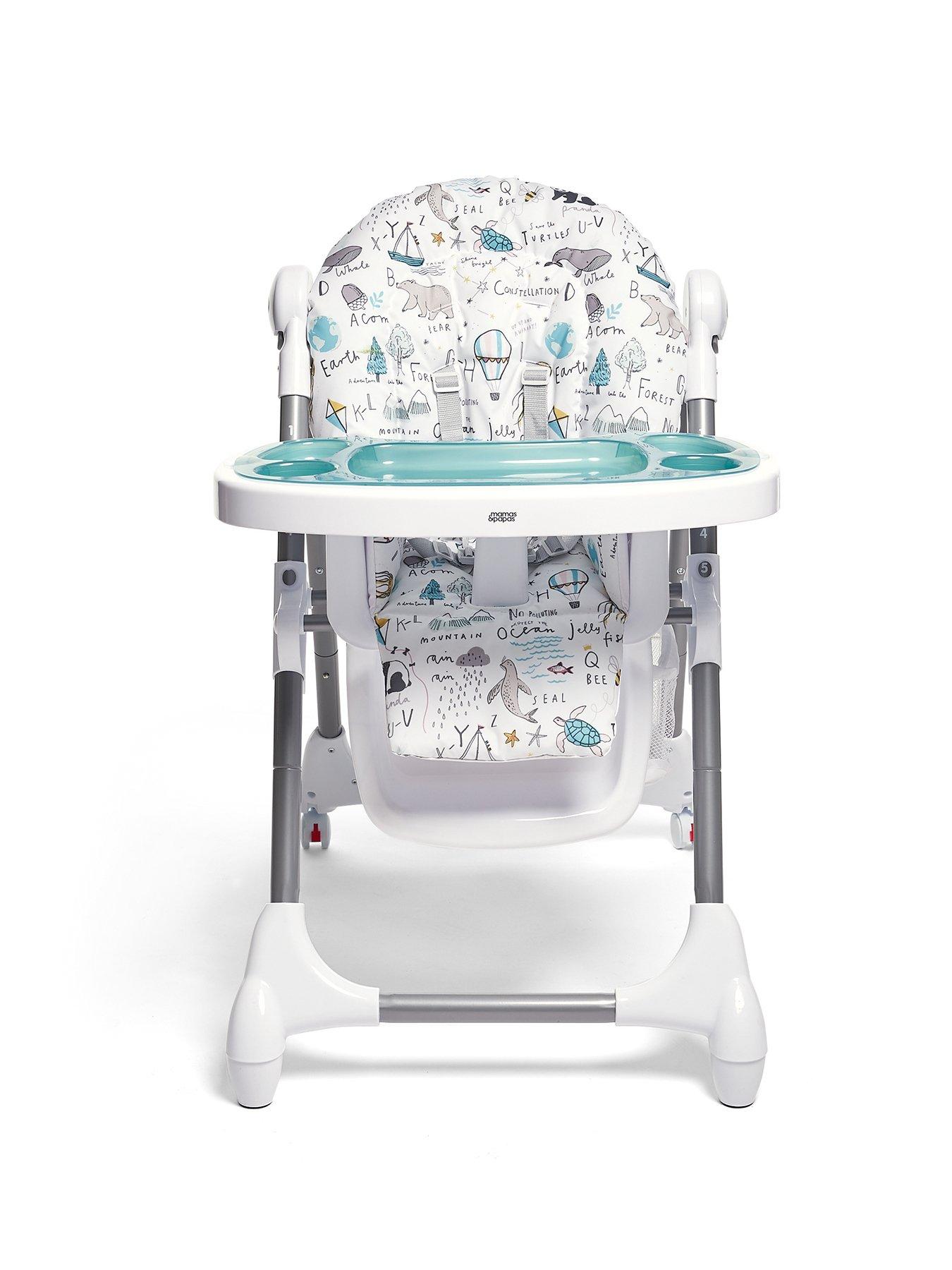 Image 3 of 4 of Mamas & Papas Snax Highchair - Happy Planet - Multi