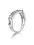  image of love-diamond-9ct-white-gold-15-point-chevron-diamond-ring