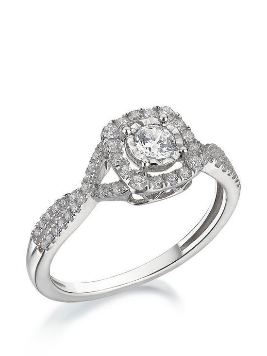 front image of love-diamond-9ct-white-gold-45-point-diamond-halo-ring