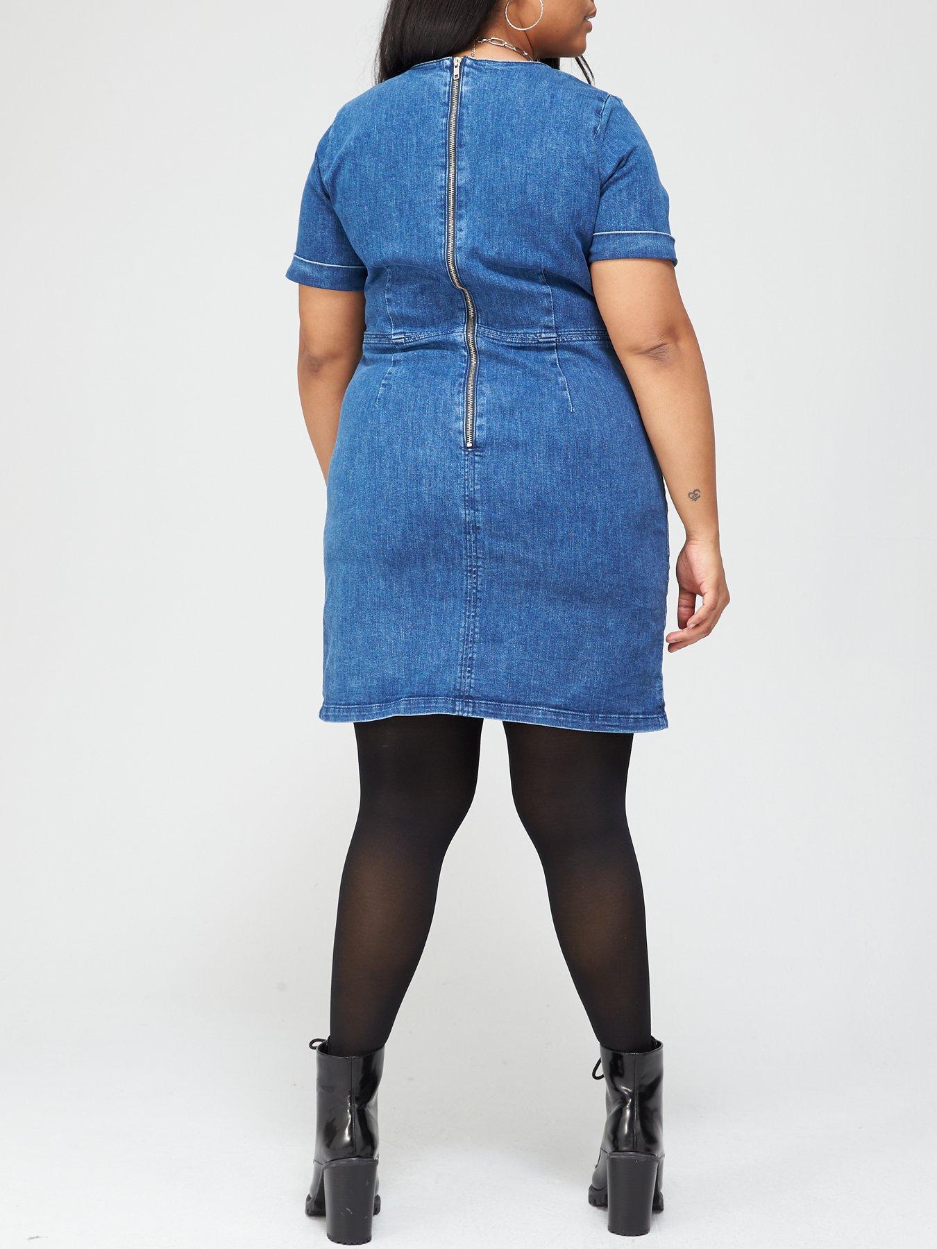 littlewoods denim dress