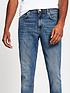  image of river-island-washed-skinny-fit-jeans-mid-blue