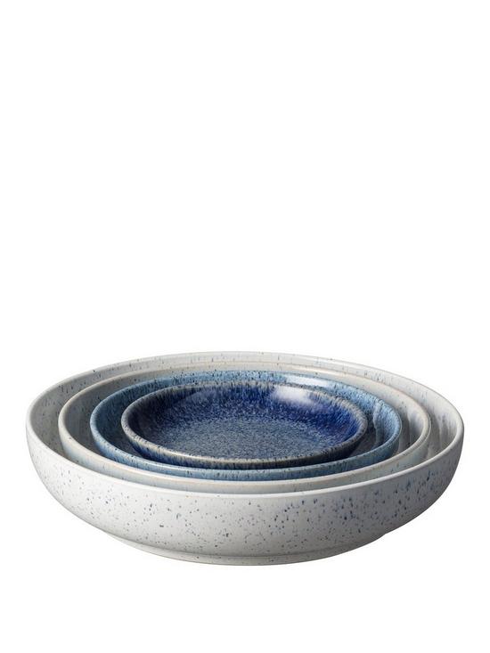 front image of denby-studio-blue-nesting-bowl-set