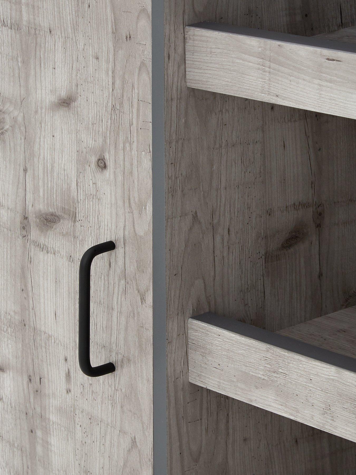 Image 5 of 6 of Very Home Jackson High Sleeper with Storage and&nbsp;Mattress Options (Buy and SAVE!) -&nbsp;Weathered Grey