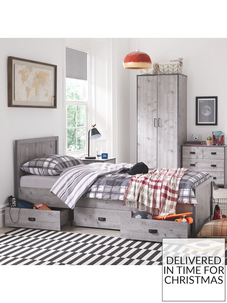 very-home-jackson-single-storagenbspbed-with-mattress-options-buy-and-savenbsp-nbspweathered-grey