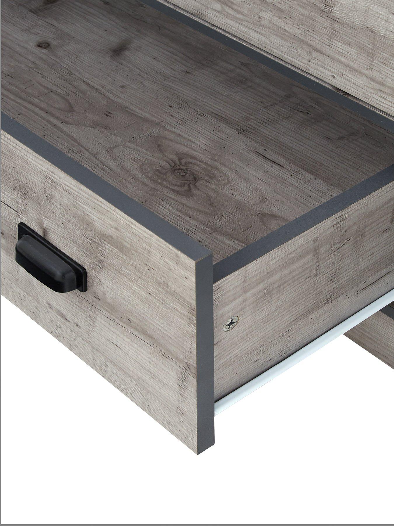 Image 4 of 6 of Very Home Jackson Mid Sleeper Bed with Mattress Options (Buy and SAVE!)&nbsp;-&nbsp;Weathered&nbsp;Grey