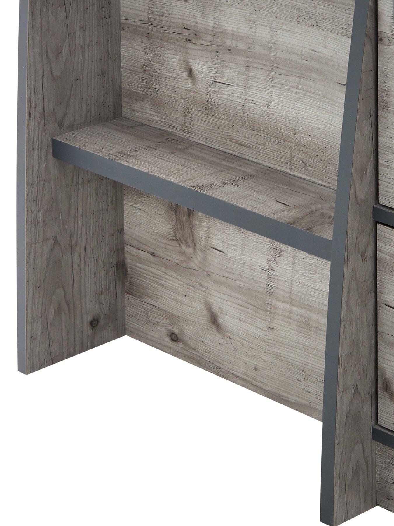 Image 5 of 6 of Very Home Jackson Mid Sleeper Bed with Mattress Options (Buy and SAVE!)&nbsp;-&nbsp;Weathered&nbsp;Grey