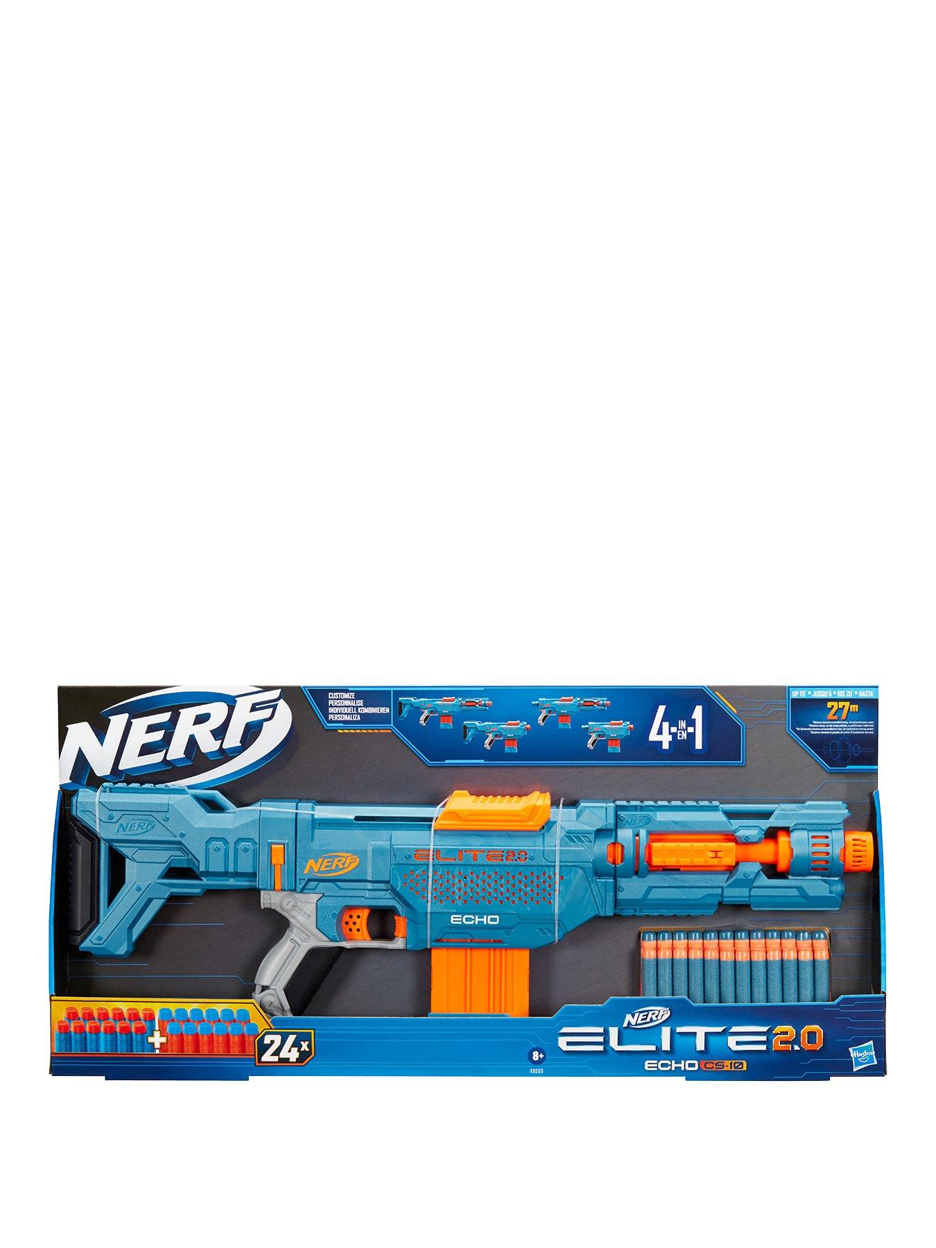 Nerf Elite 2.0 Echo CS-10, Comes with 24 Official Nerf Darts, Ages 8+ 